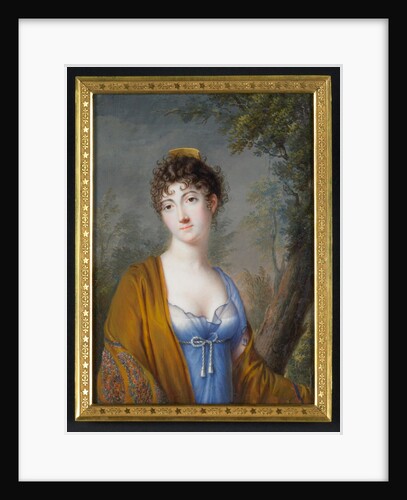 Lady in Blue with Yellow Shawl, c.1800 by Genot Genot
