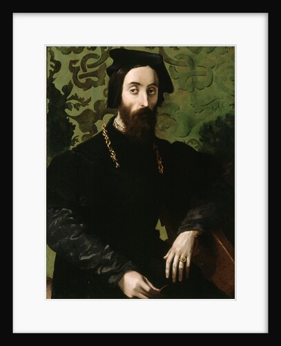 Portrait of a Musician, c.1540 by Girolamo Mazzola Bedoli