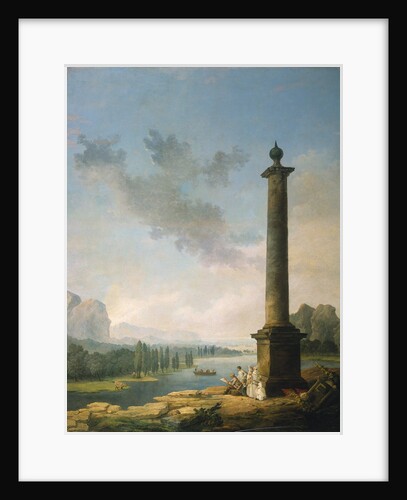 The Column, 1789 by Hubert Robert