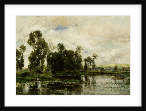 The Edge of the Pond, 1873 by Charles Francois Daubigny