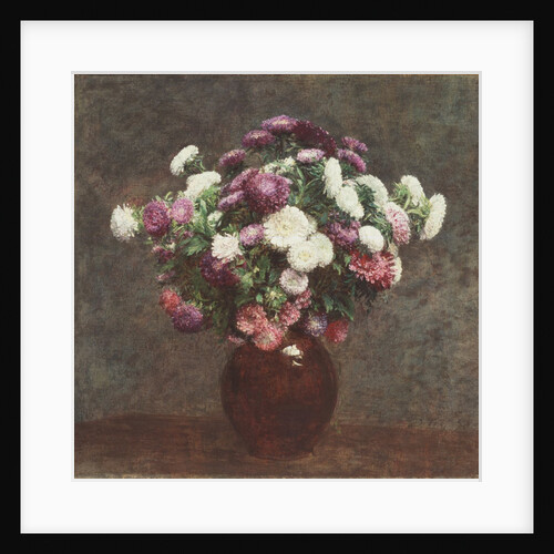 Asters in a Vase, 1875 by Ignace Henri Jean Fantin-Latour