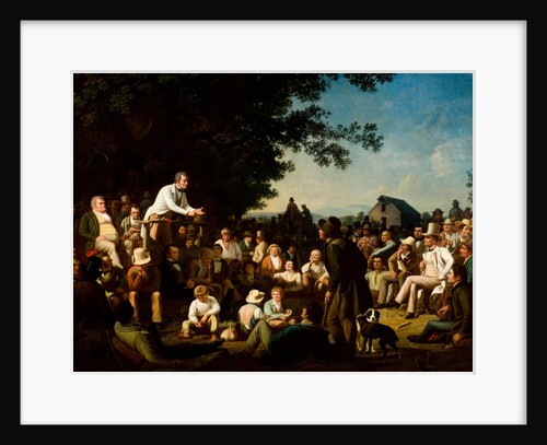 Stump Speaking, 1853–54 by George Caleb Bingham