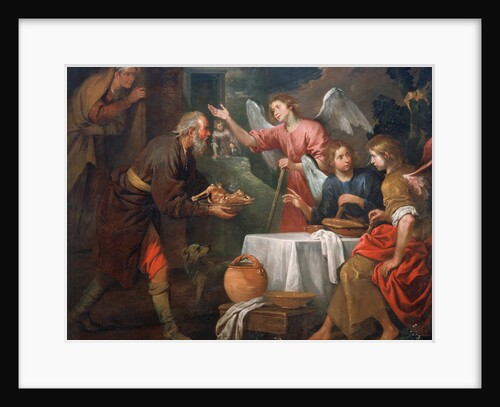 Abraham and the Three Angels, 1660–69 by Giovanni Andrea di Ferrari