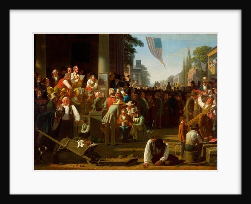 The Verdict of the People, 1854–55 by George Caleb Bingham