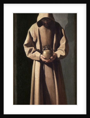 St. Francis contemplating a skull, c.1635 by Francisco de Zurbaran