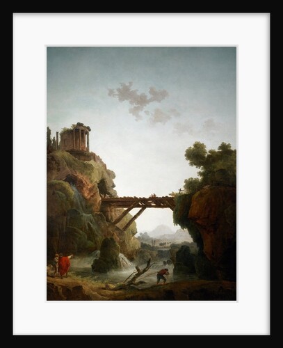 Fantastic View of Tivoli, 1789 by Hubert Robert