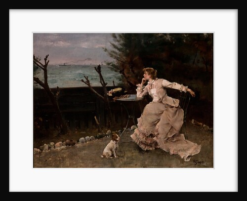 In Deep Thought, 1881 by Alfred Emile Stevens