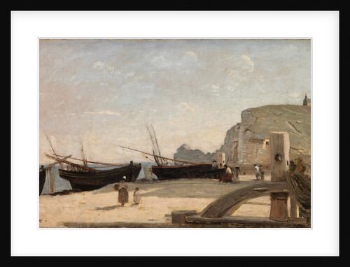 The Beach, Etretat, 1872 by Jean Baptiste Camille Corot