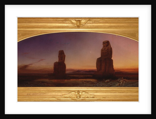 The Colossal Pair, Thebes, 1856 by Frank Dillon