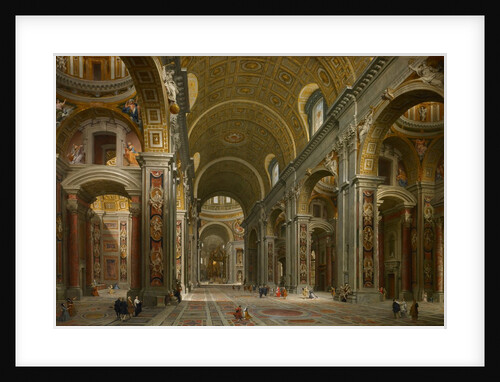 Interior of St. Peter's, Rome, 1731 by Giovanni Paolo Pannini or Panini
