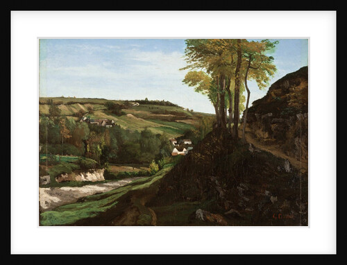 The Valley of Ornans, 1858 by Gustave Courbet