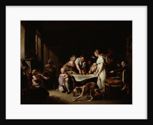 The Reading of the Bulletin of the Grand Army, 1807 by Louis Leopold Boilly