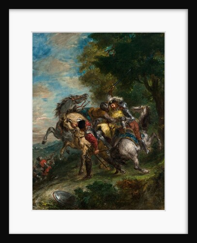 Weislingen Captured by Gotz's Men, 1853 by Ferdinand Victor Eugene Delacroix