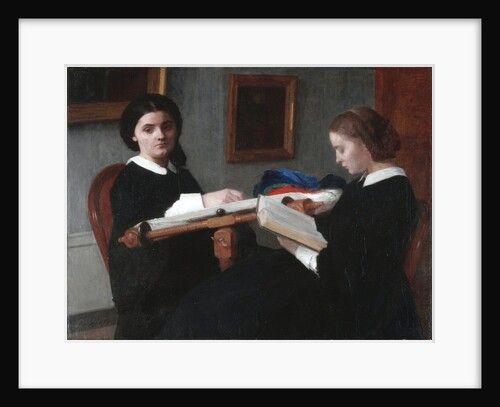 The Two Sisters, 1859 by Ignace Henri Jean Fantin-Latour