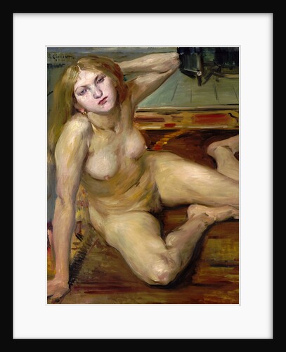 Nude Girl on a Rug, 1912 by Lovis (1858-1925) Corinth