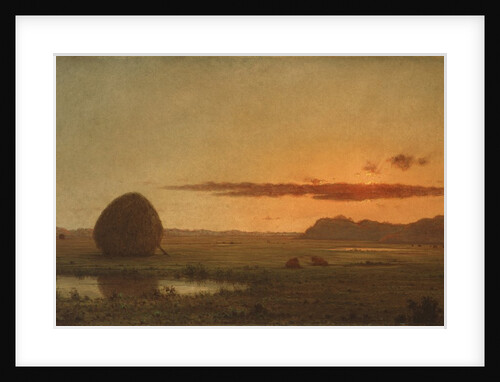 Sunset, Newburyport Meadows, 1863 by Martin Johnson Heade