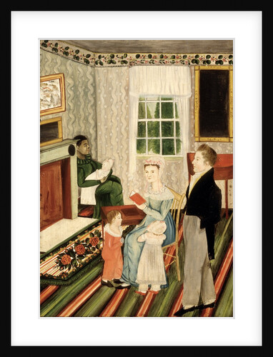 York, Pennsylvania Family with Negro Servant, c.1828 by American School