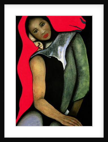 Man/Woman and a Red Horse, 1999 by Stevie Taylor