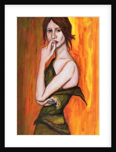 Green Dress and Mobile Phone, 2006 by Stevie Taylor