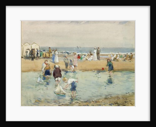 On the Beach, Whitley Bay by John Atkinson