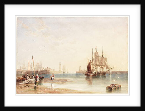 Entrance to Sunderland Harbour from North Sands by English School