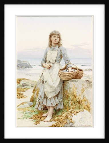 The Mussel Gatherer by Henry James Johnstone