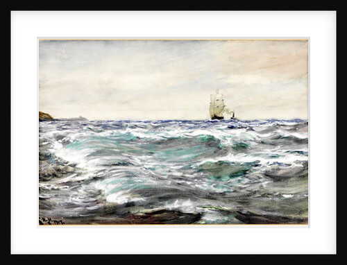 Rough Water on the Bar by Charles Napier Hemy