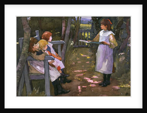 Children in a Garden by Elizabeth Adela Stanhope Forbes