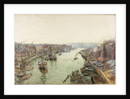 Sunderland, Holmes Wharf, or River Wear looking East from the Bridge by Thomas Marie Madawaska Hemy