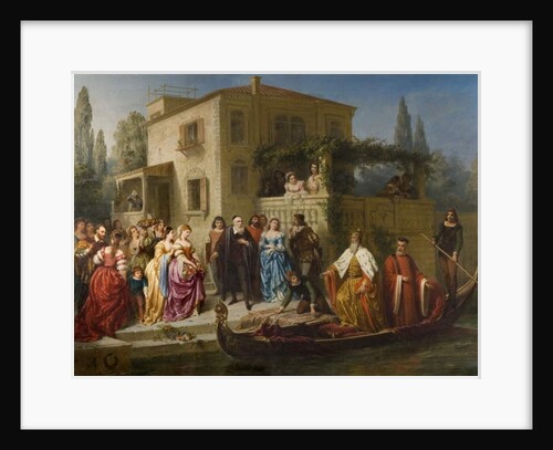 Visit of the Doge of Venice to Titian, 1870-71 by Robert Antoine Muller