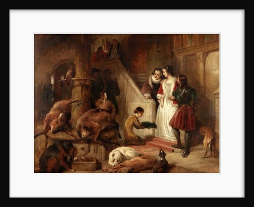 Bolton Court in Olden Times by Edwin Landseer