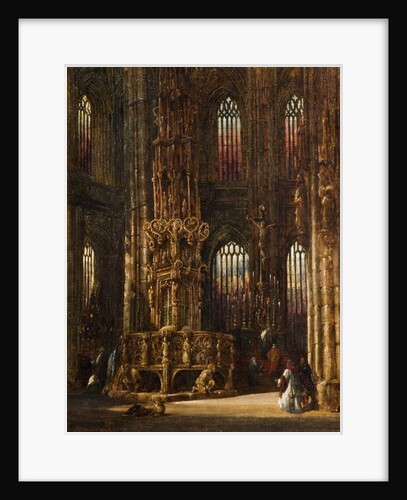 Interior of the Church of St. Lawrence, Nuremberg, c.1875 by Henry Thomas Schafer