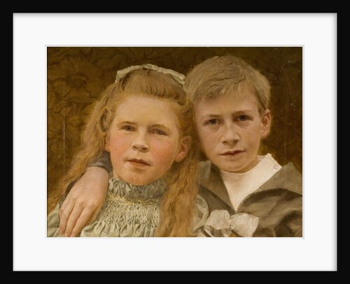 Philip and V.M. Haswell, aged 8 and 6 by Dr. John Haswell