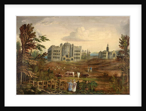 Hylton Castle, Sunderland c.1830 by English School
