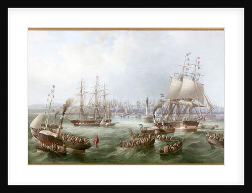 Opening of the South Outlet, Sunderland Docks, 1856 by Mark Thompson