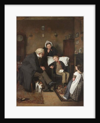 The Sick Boy, c.1857 by Joseph Clark