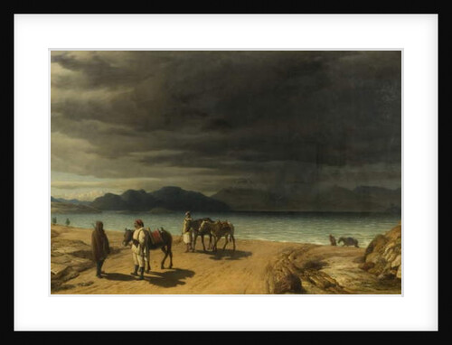 Landscape with Lake and Greek Soldiers by John Rogers Herbert