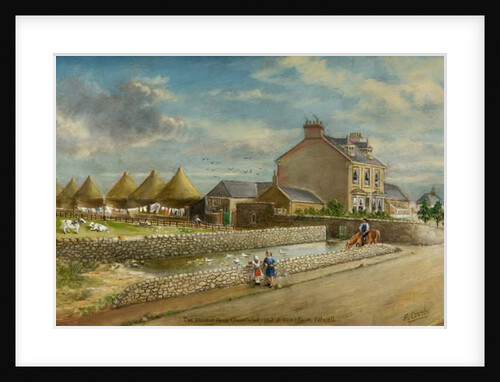 The Village Pond and West Farm, Fulwell by Frederick Gordon Crosby