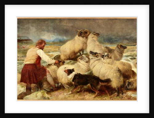 A Spate in Glen Spean, Inverness by Richard Ansdell