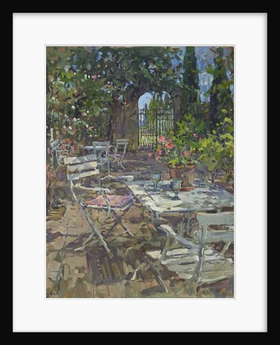 Terrace, Mas de la Rose by Susan Ryder