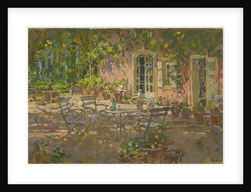 Shaded Table, Le Thor by Susan Ryder