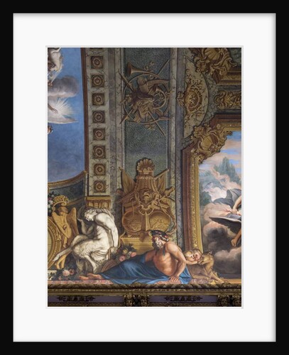 Mythological figures. Painted decor by Francois Perrier, 1645 by Anonymous
