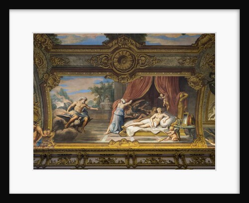 Allegorie du Feu representing Jupiter and Semele, Louis XIII visiting Anne of Austria by Anonymous