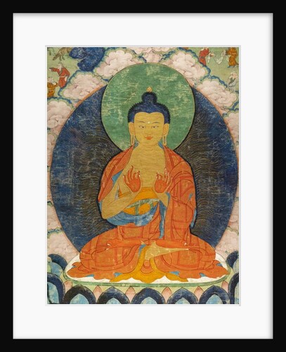 Buddha and three Jakata by School Tibetan