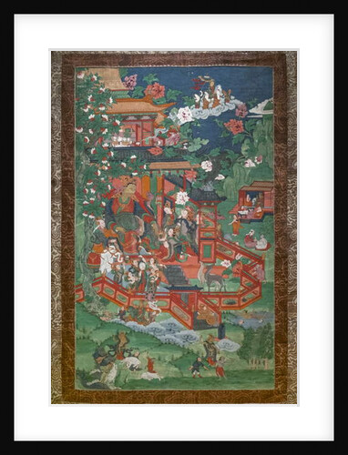 Siddhartha's wedding and other scenes by School Tibetan