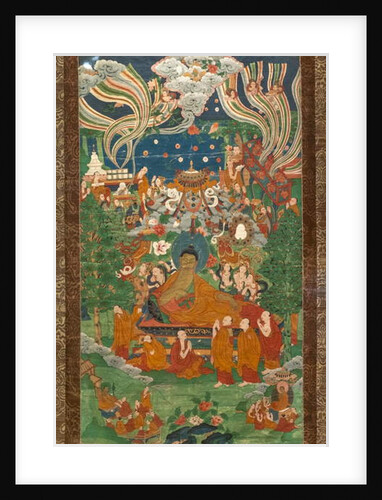 Skayamuni entering the nirvana by School Tibetan