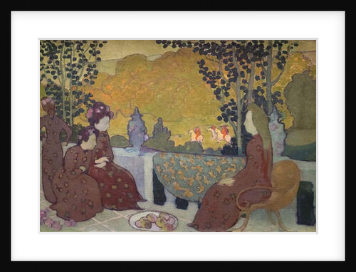 September evening: women sitting on the terrace, 1891 by Maurice Denis