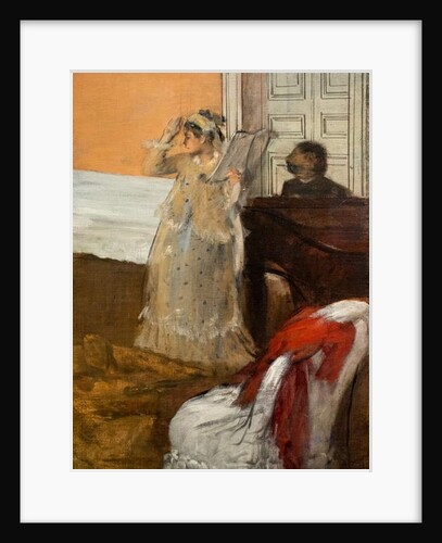 The Song Repetition. Around 1869. by Edgar Degas