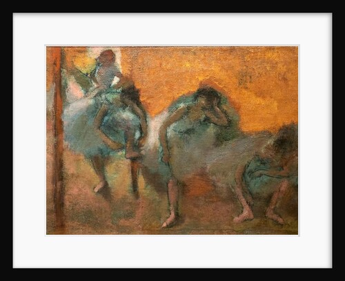 Home dancers. Around 1900-1905. by Edgar Degas