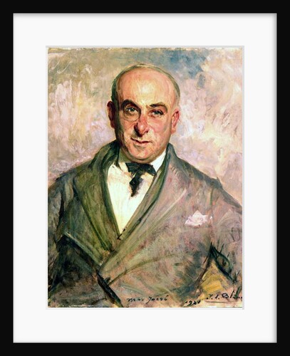 Max Jacob, 1921 by Jacques-Emile Blanche